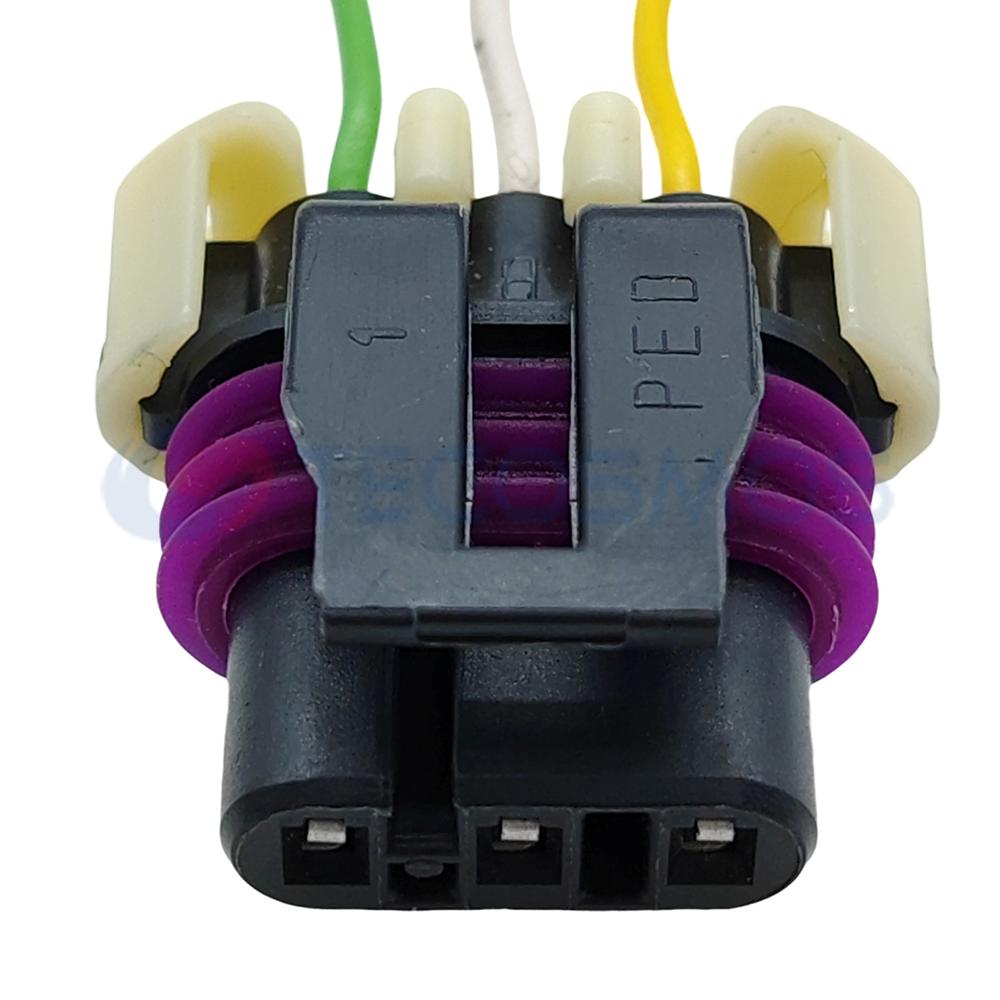 Car Connector For Delphi second-generation ignition coil plug positioning slot left 3pin CT3-0055M