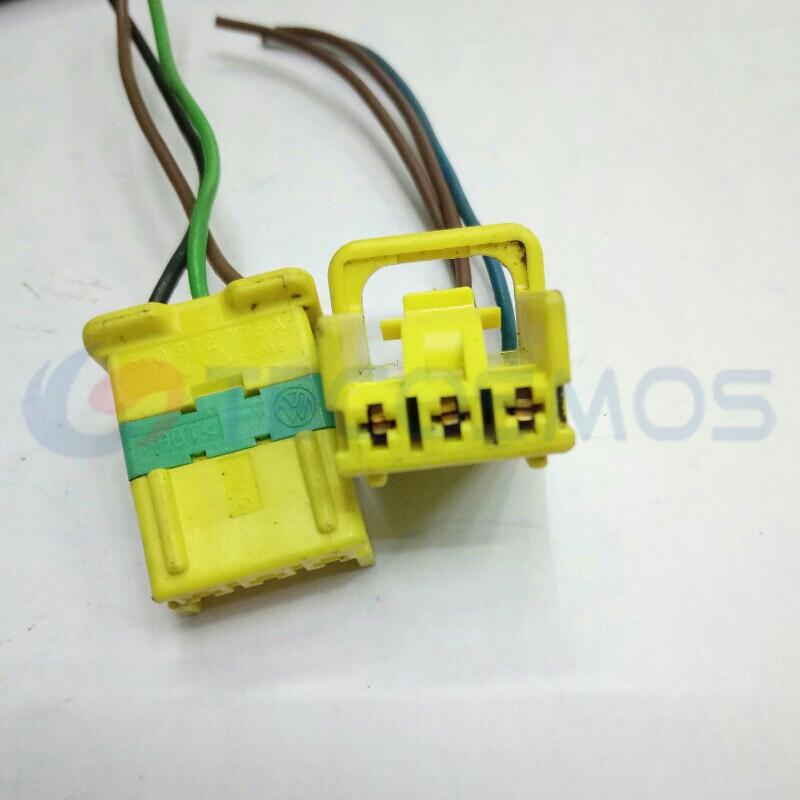 Car Connector For 6X0972773A For volkswagen For audi Yellow 3pin CT3-0102M-1