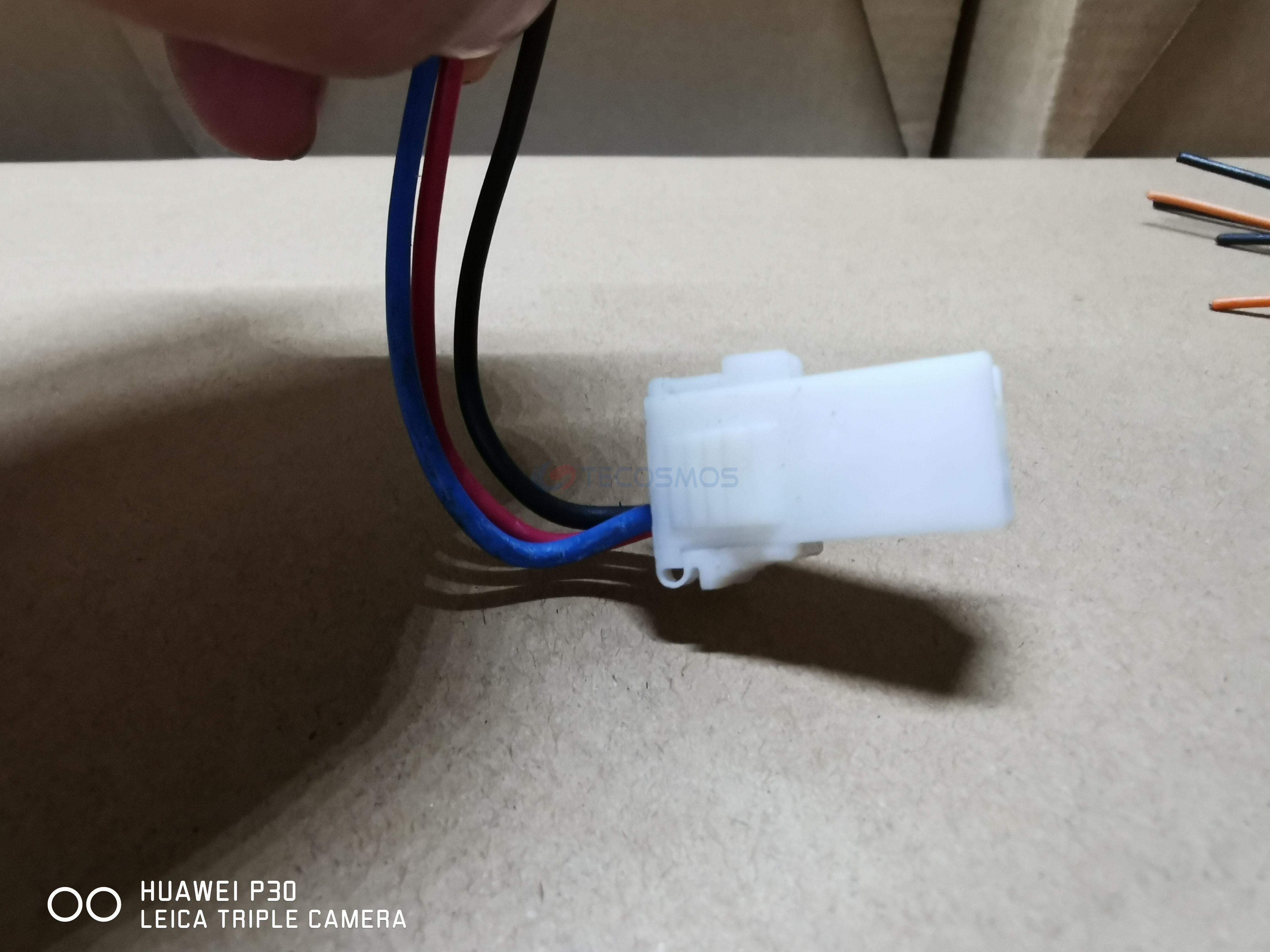 Car Connector For White 3pin plug CT3-0117M