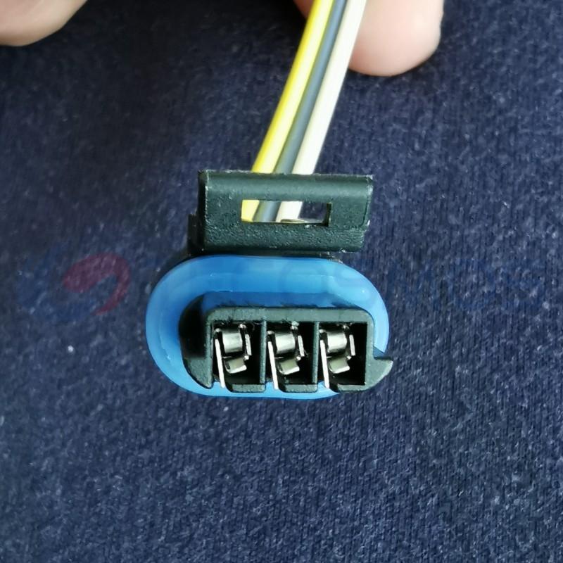 Car Connector For Delphi Ruifeng curved For buick water temperature sensor plug 3pin CT3-0123M