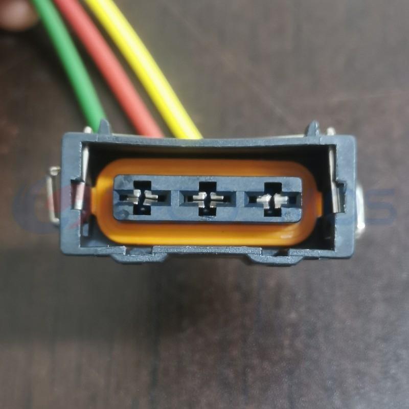 Car Connector For Volkswagen For audi fan plug with large four petals and 3 pins CT3-0185M-1