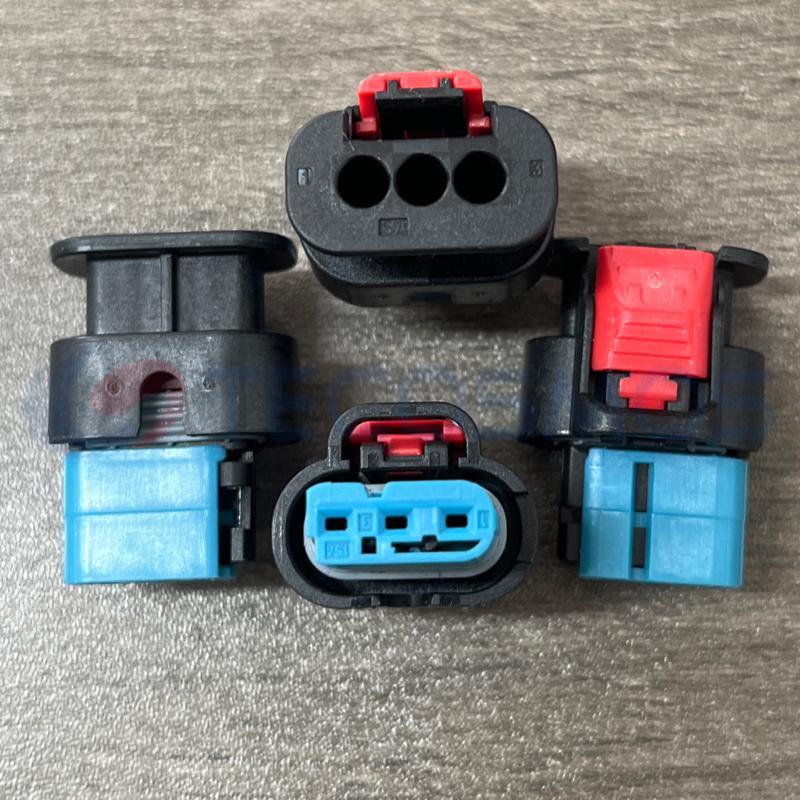 Car Connector For Tesla Radar Blue 3pin CT3-0224M-6