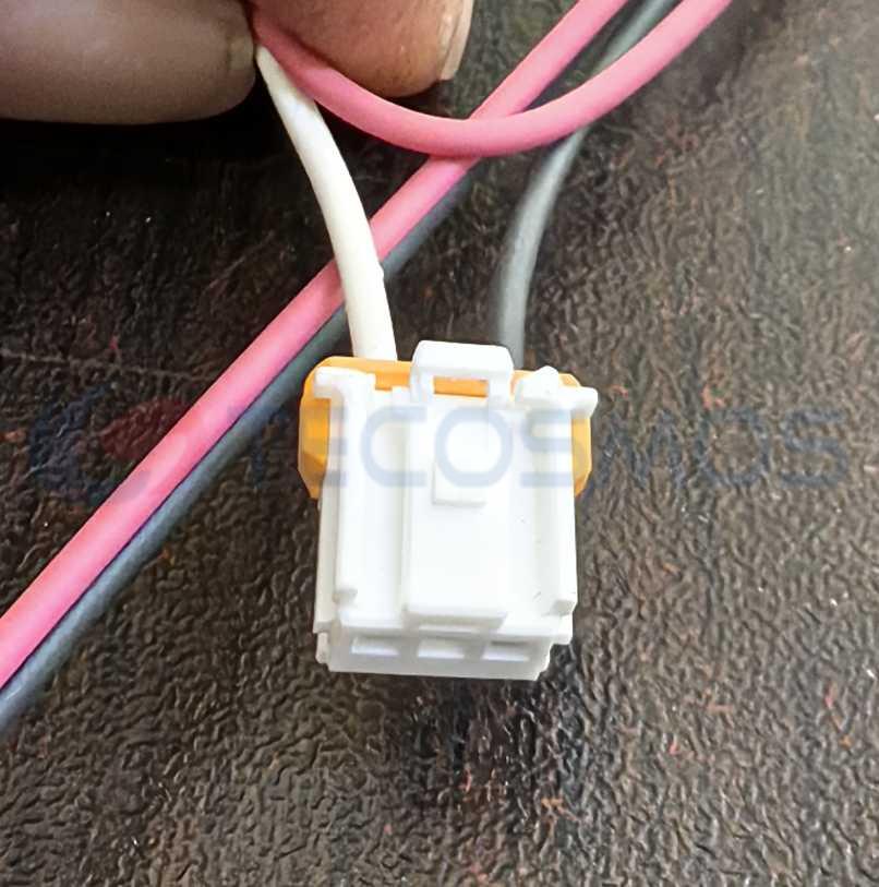 Car Connector For Lamp harness white plug 3p 3pin CT3-0250M