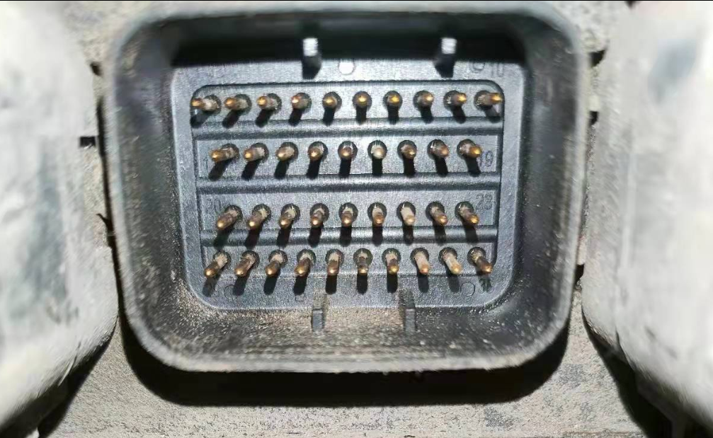 Car Connector For Dodge Coolway computer board white 38 pin CT38-0012M-2