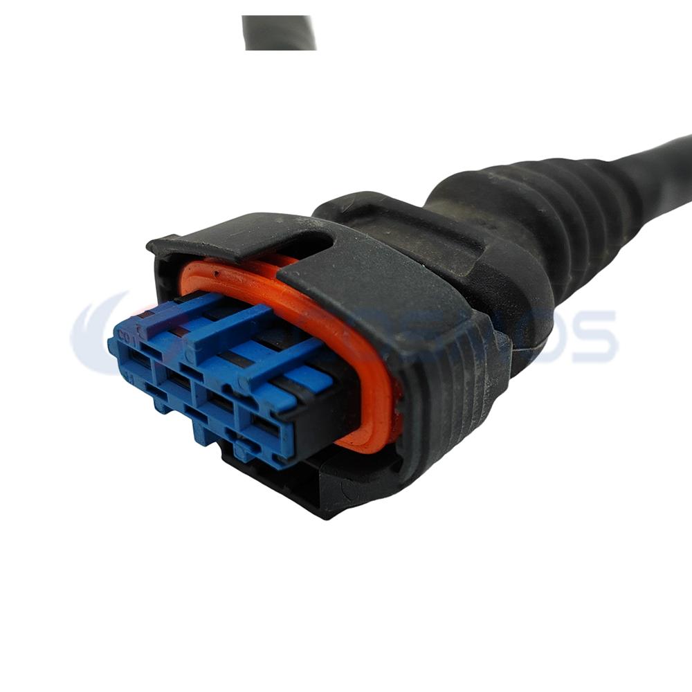 Car Connector For Mercedes Benz fuel pressure sensor with three ribs and four pins CT4-0043M