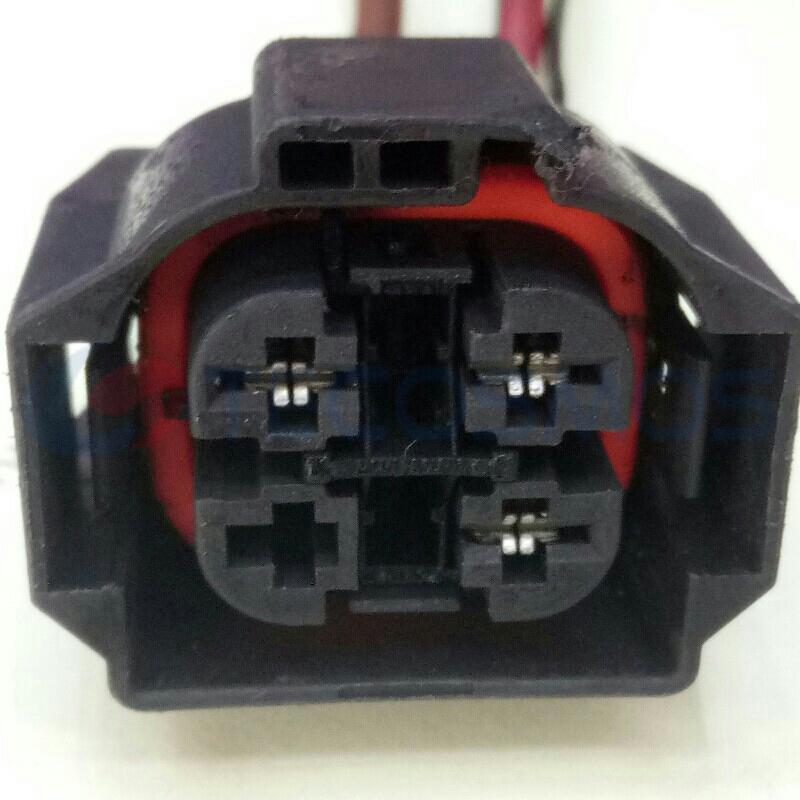 Car Connector For BMW electronic fan plug 8380376 has dead hole 3-wire 4pin CT4-0053M