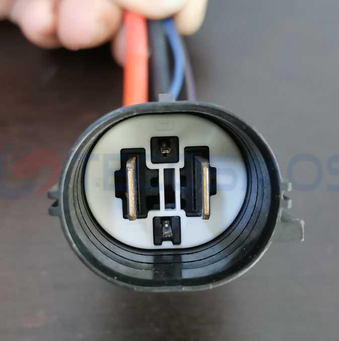 Car Connector For Land Rover Electronic Fan Black 4pin CT4-0059G