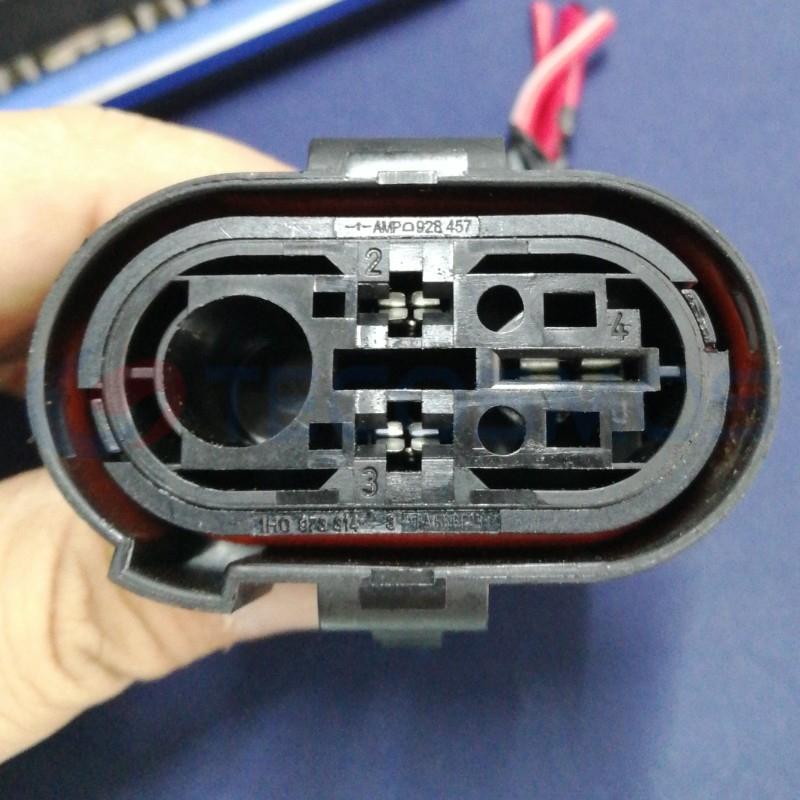 Car Connector For Volkswagen electronic fan plug 1K0906234 4pin CT4-0077M-1