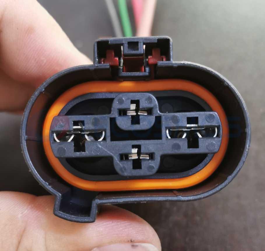 Car Connector For Domestic 4pin plug with wire for Volkswagen electronic fan CT4-0077M-9