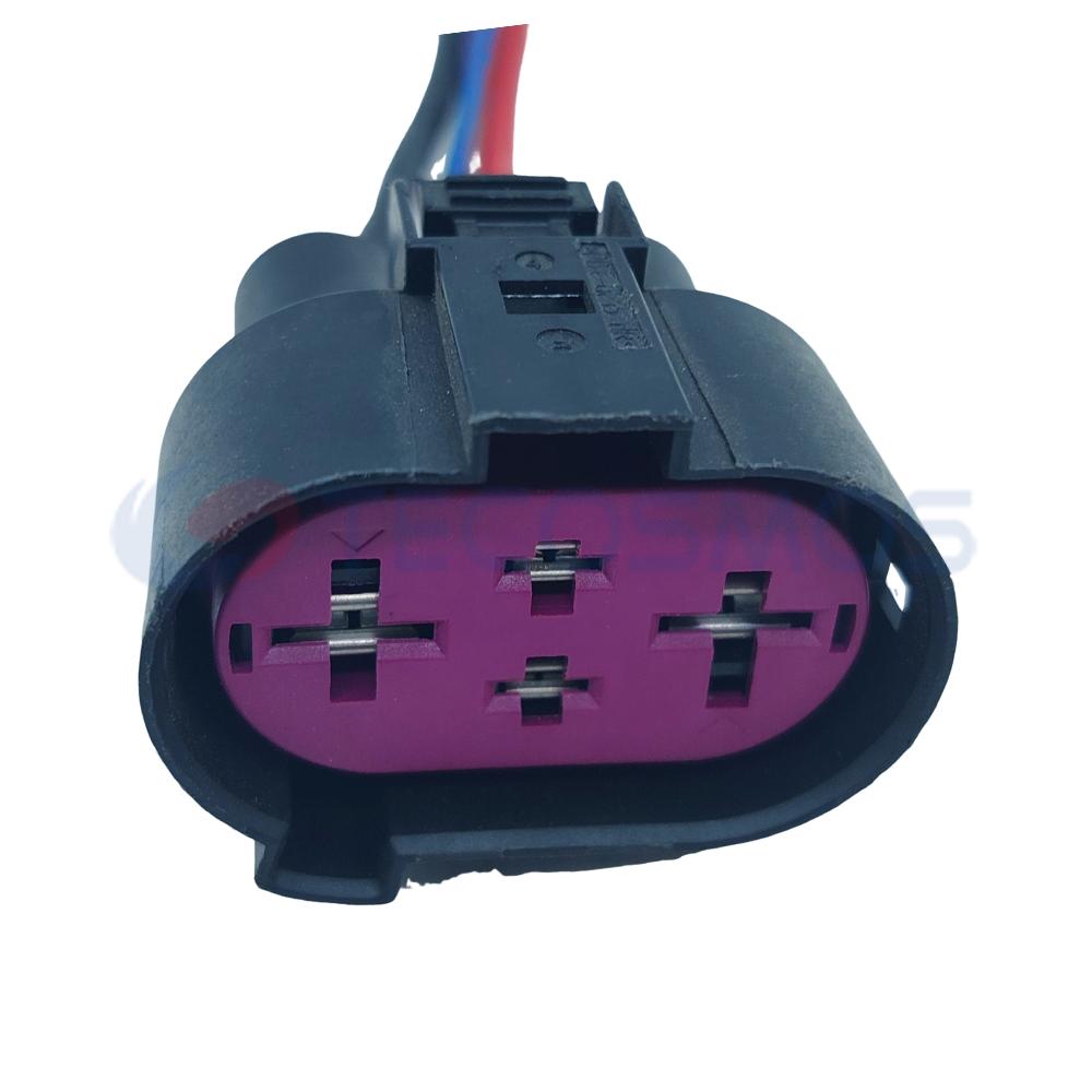 Car Connector For There is a 4pin terminal diagram behind plug of electronic fan CT4-0079M-2