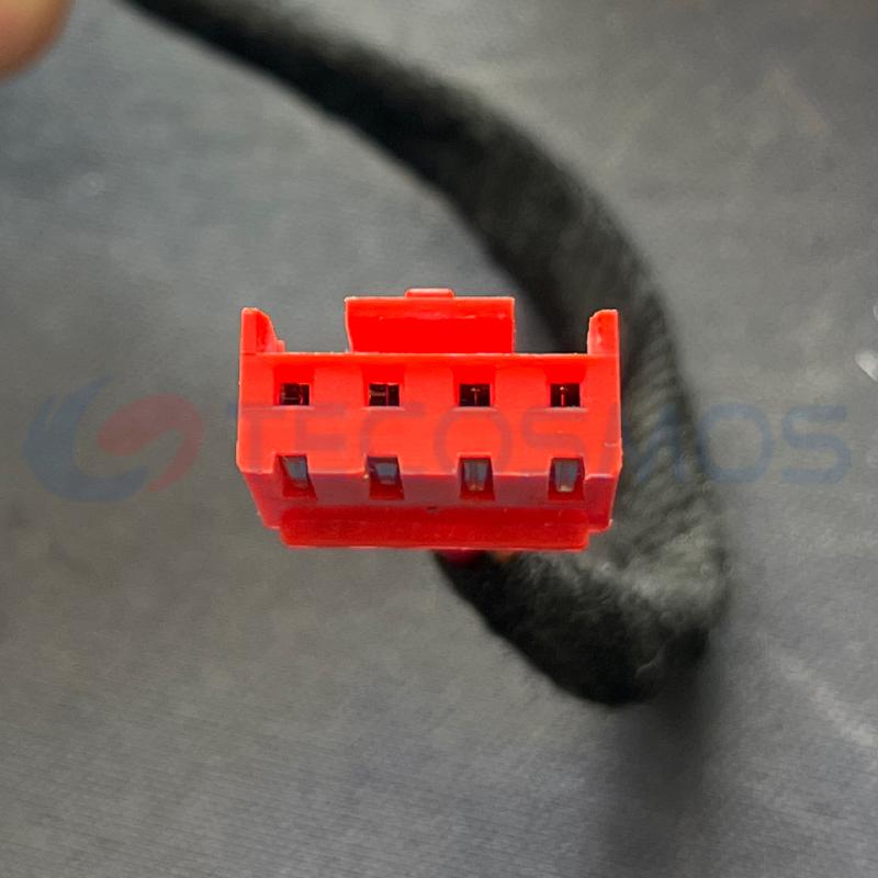 Car Connector For Volkswagen Red 4pin CT4-0306M