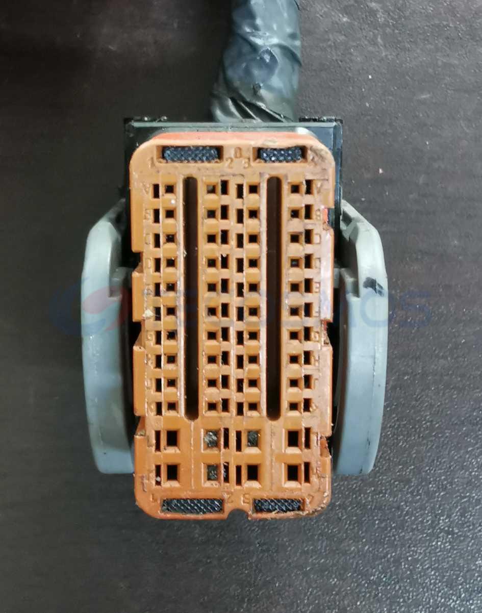 Car Connector For Computer board plug small wire gray button 48 pin CT48-0008M-3