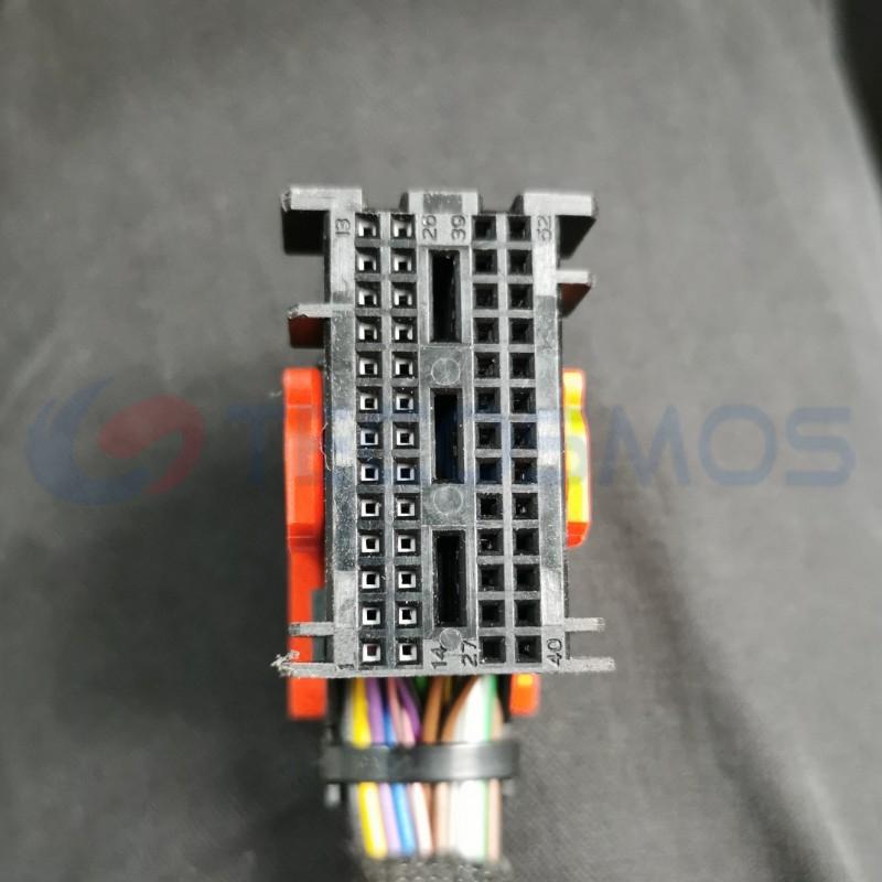 Car Connector For Battery box plug red clip 52 pin CT52-0003M-1