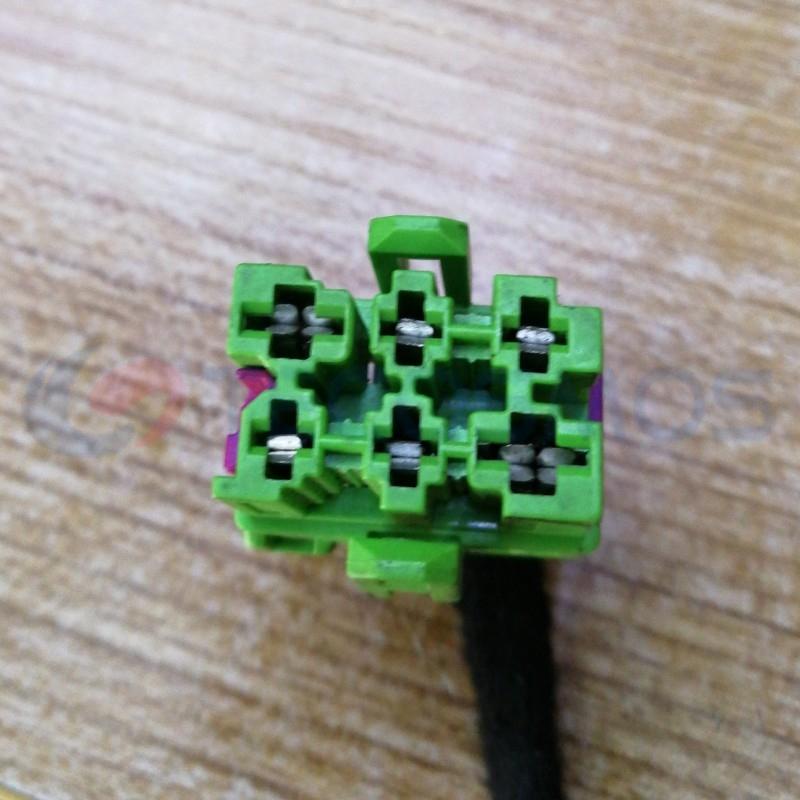 Car Connector For Volkswagen Green 6pin CT6-0006M-5