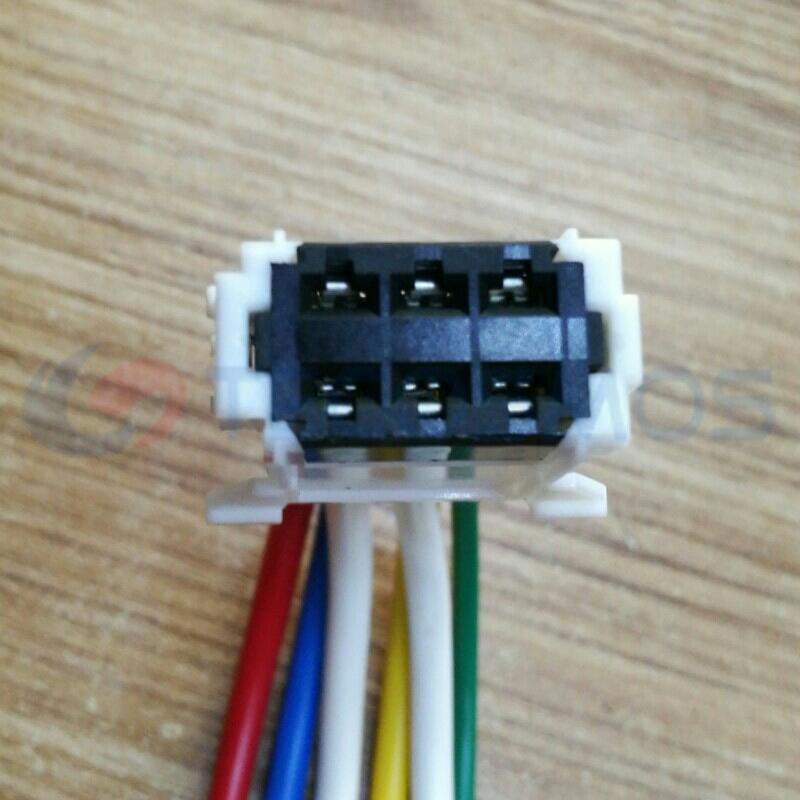 Car Connector For Peugeot blower resistor white 6pin CT6-0017M-3