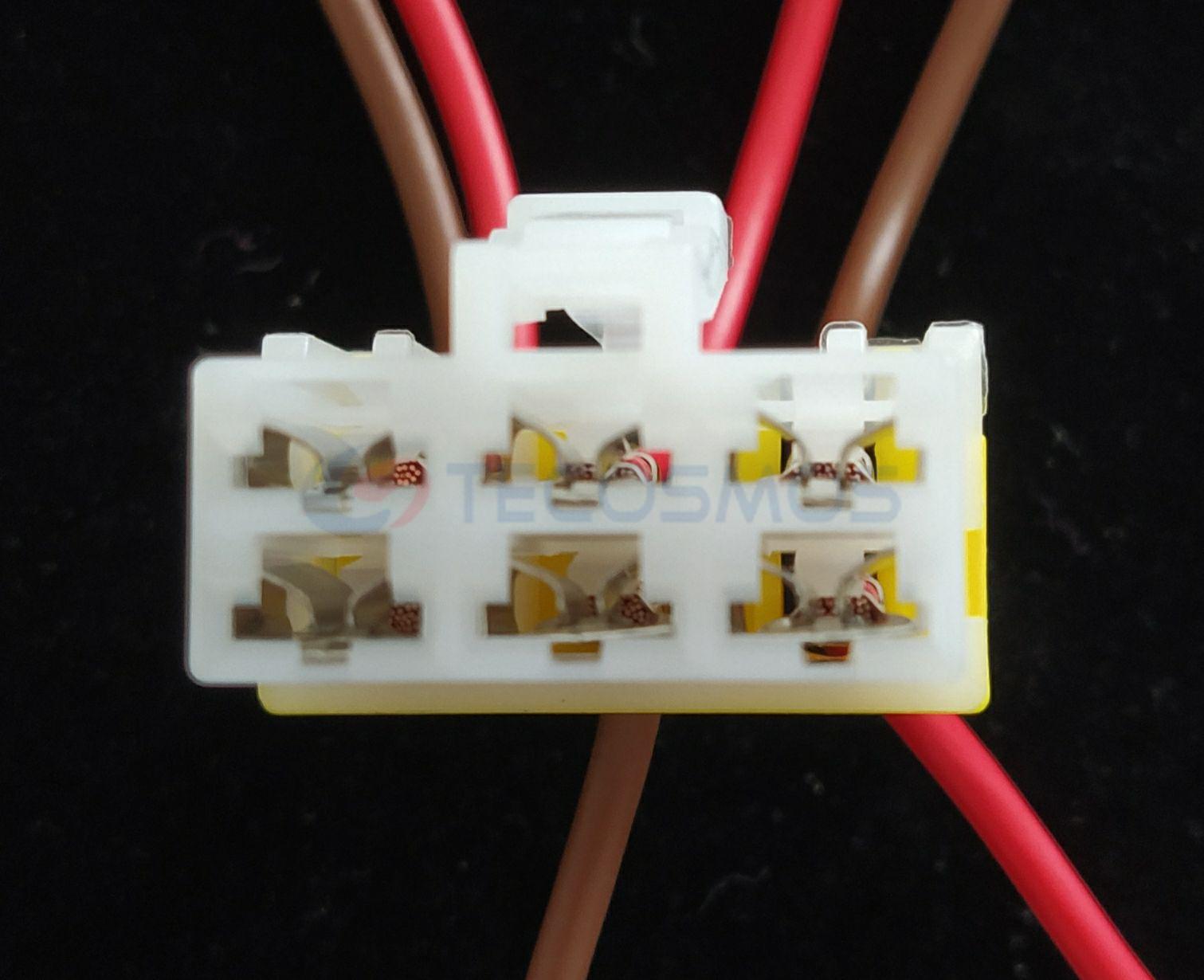 Car Connector For Blower resistor plug 6pin CT6-0019M-3