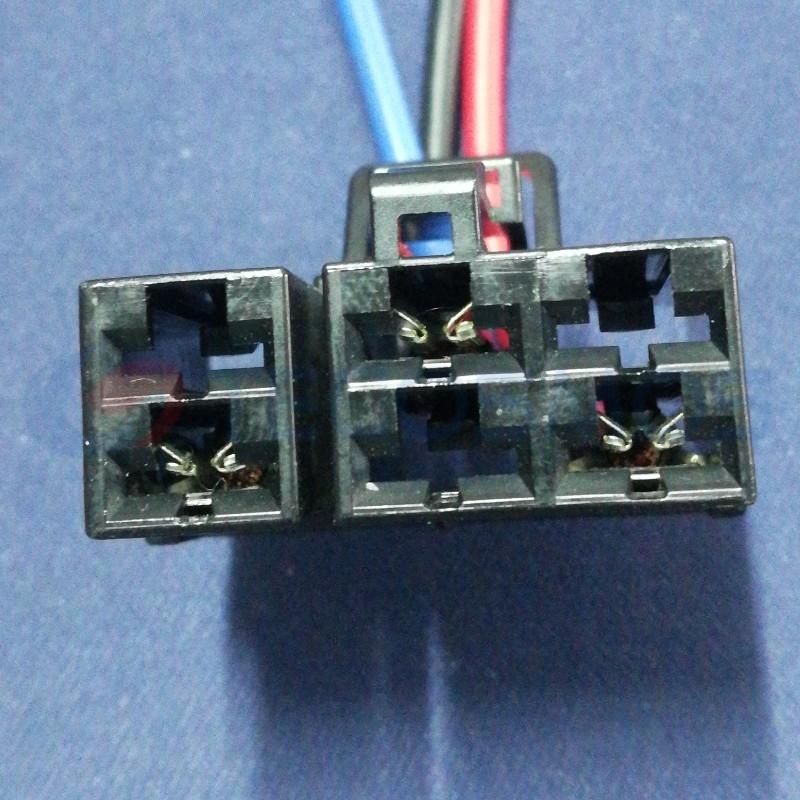 Car Connector For Black plug 6pin CT6-0019M-6