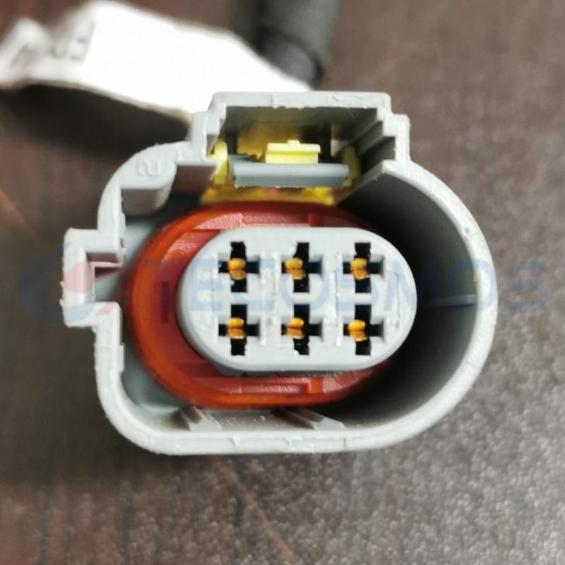 Car Connector For 6pin with yellow clip CT6-0029M-8