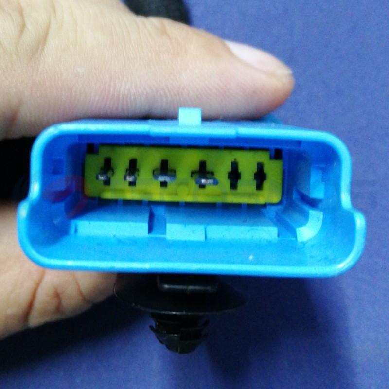 Car Connector For Logo blue male plug 6pin CT6-0043G-11