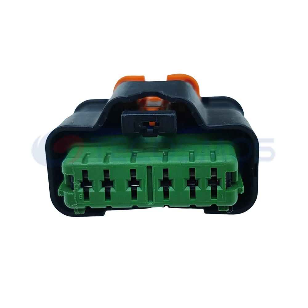 Car Connector For Peugeot green core socket is same size 6pin CT6-0043M-10