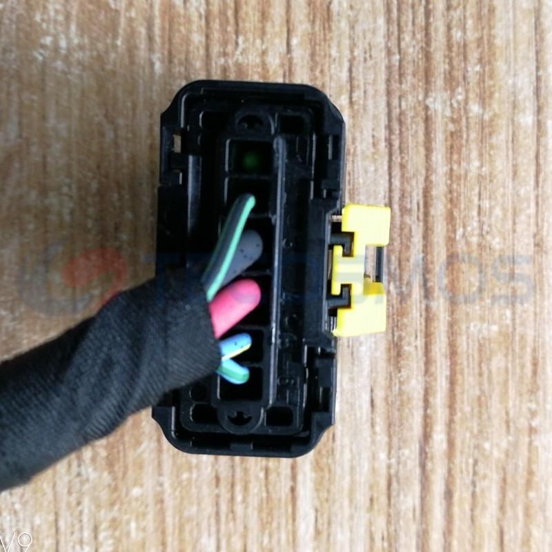 Car Connector For Land Rover For volvo gasoline pump Delphi logo with yellow clip thick thread 6pin CT6-0043M-1