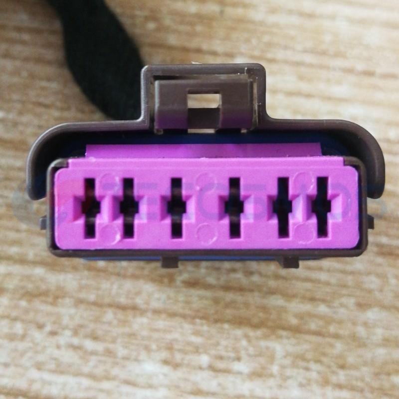 Car Connector For Peugeot Purple Core Socket Same Size 6pin CT6-0043M-2