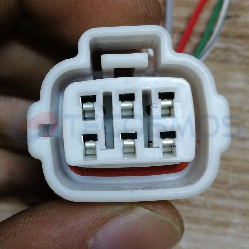 Car Connector For Toyota headlight air conditioning compressor plug 6pin CT6-0050M-1