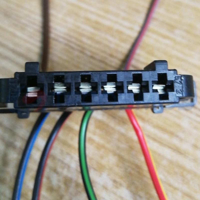 Car Connector For Big two petal 1J0972706 For volkswagen Shangku rear taillight plug 6pin CT6-0096M-1