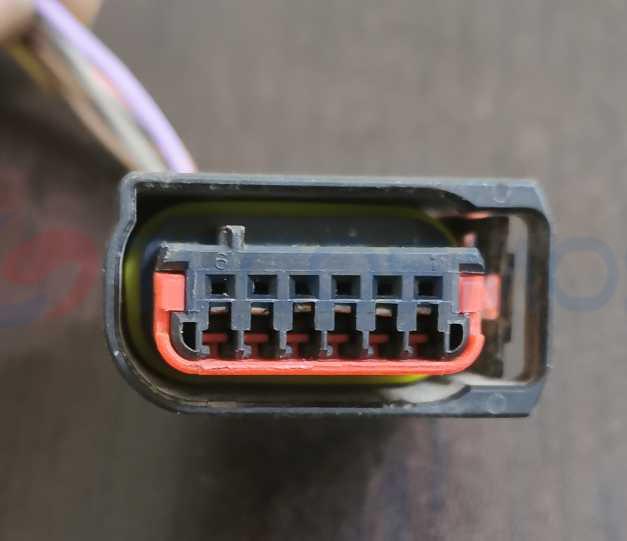 Car Connector For 6pin trapezoidal terminal CT6-0250M