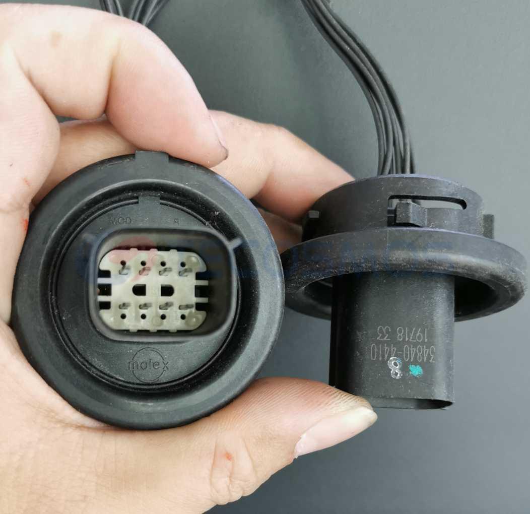 Car Connector For Buick black lamp socket male plug 8pin CT8-0009G-4