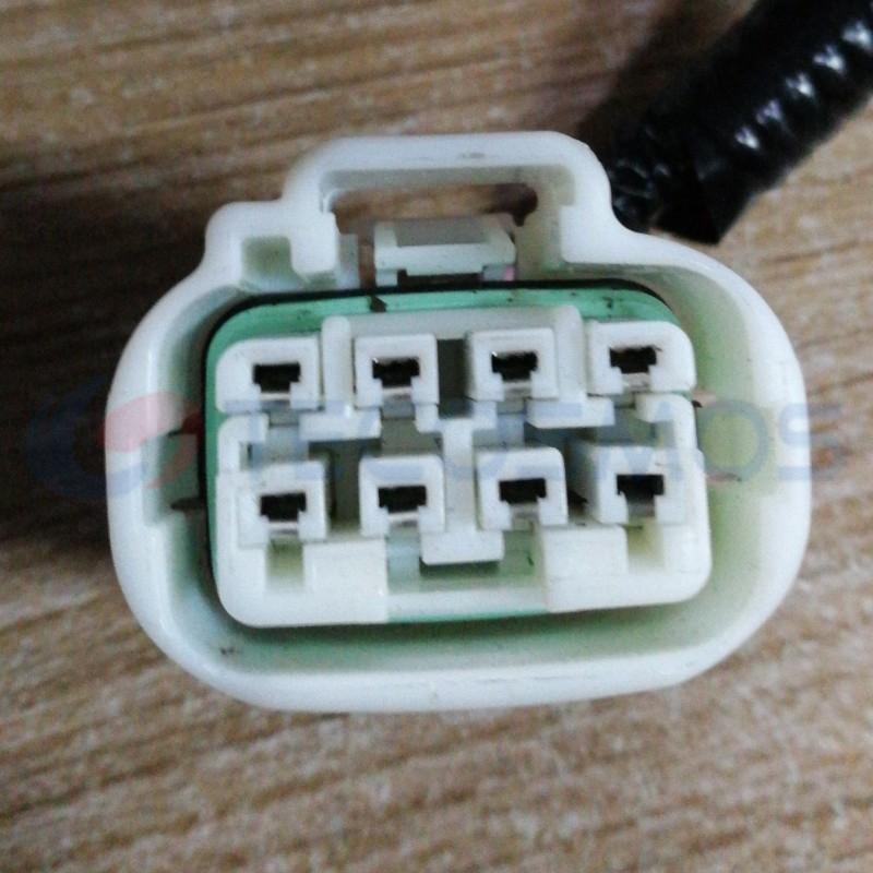 Car Connector For White upper left positioning 8 Pins CT8-0017M-1