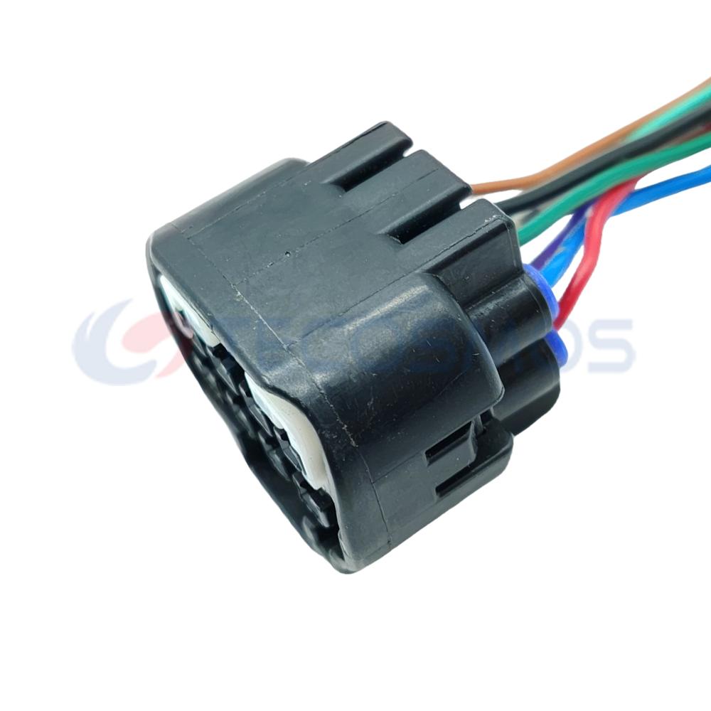 Car Connector For Black upper left positioning 8pin CT8-0017M-3