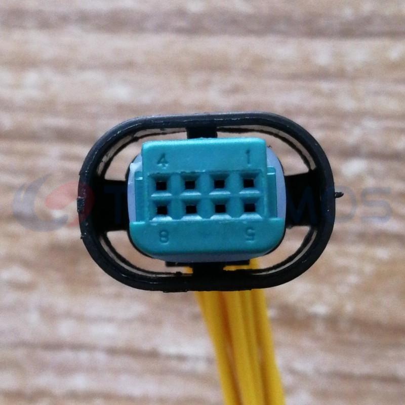 Car Connector For Mercedes Benz For bmw reversing camera plug blue 8pin CT8-0110M-1